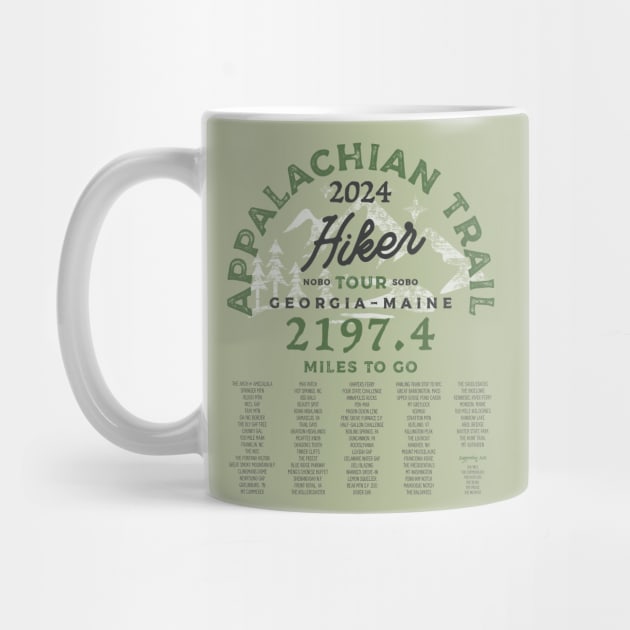 Appalachian Trail 2024 Tour Shirt by Camp Happy Hour